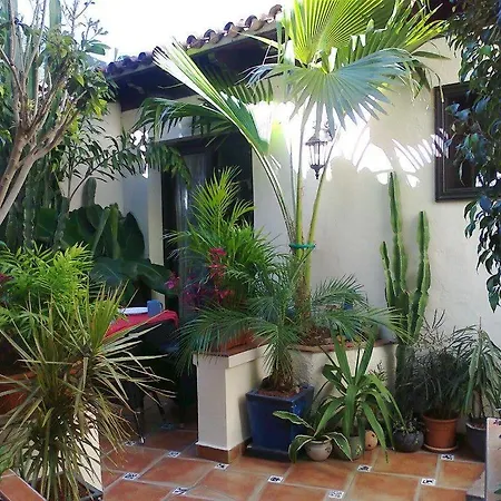 Apartamentos-monasterio-de-san-antonio-rustikales-apartment-mit-kleiner-terrasse-im-innenhof דירה *